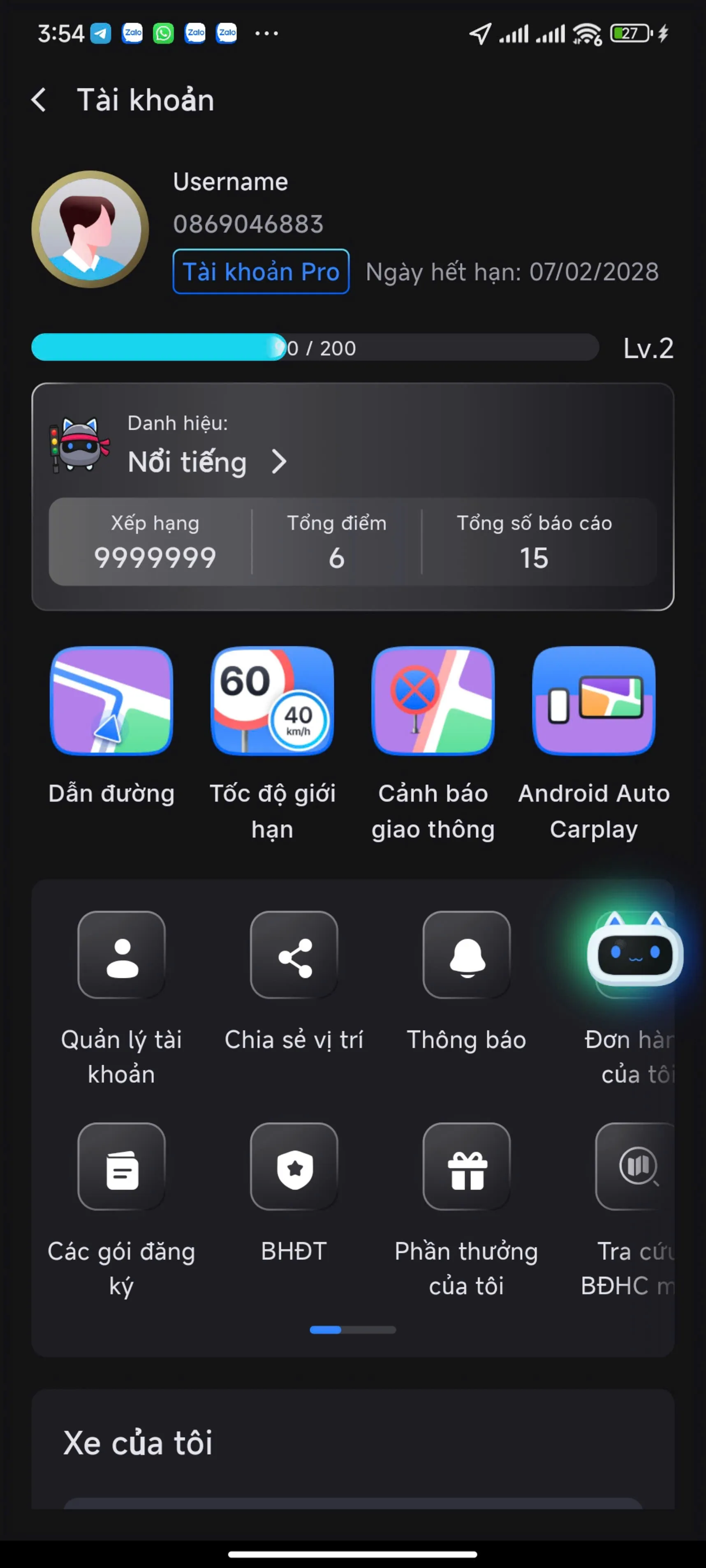 Bước 4: Chọn gói đăng ký Vietmap Live Pro