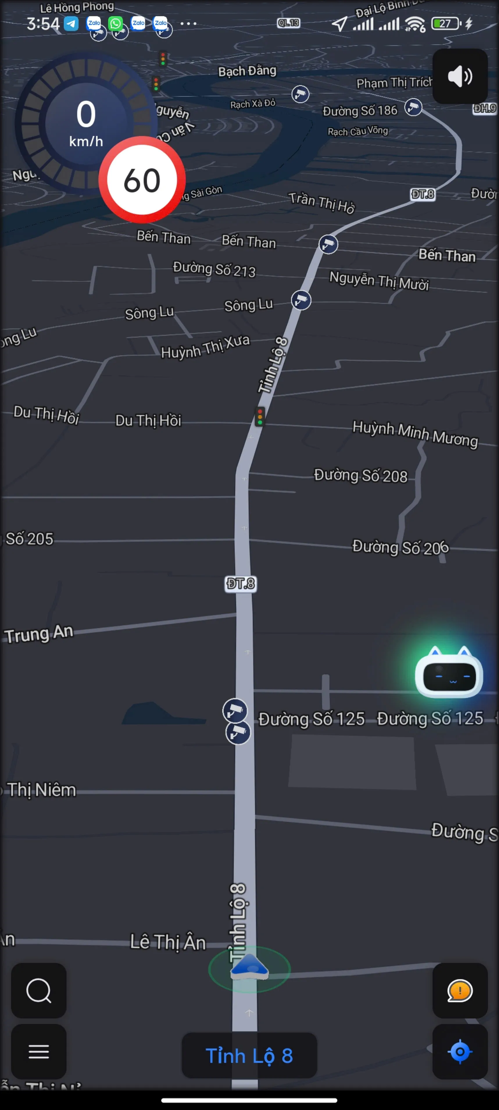 Bước 1: Mở app Vietmap Live Pro trên điện thoại