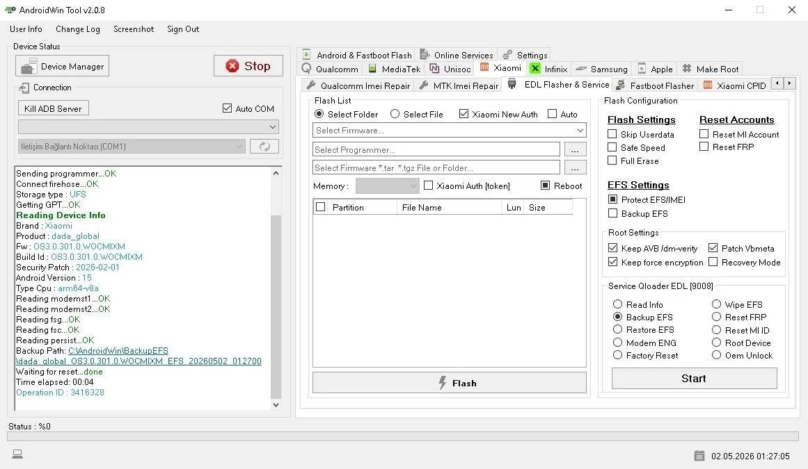 AndroidWinTool workflow screenshot 2