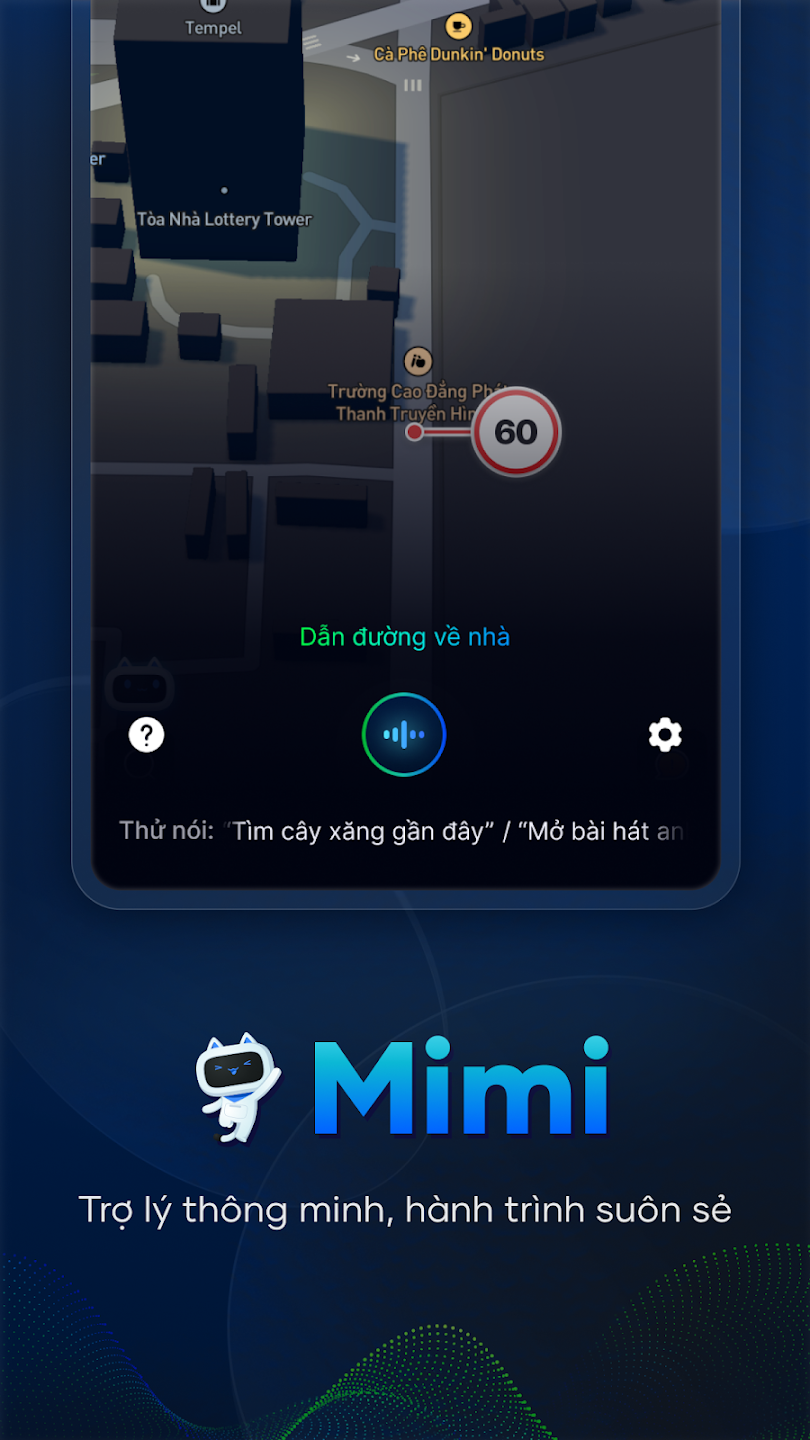 Cảnh báo camera phạt nguội và tốc độ Vietmap Live