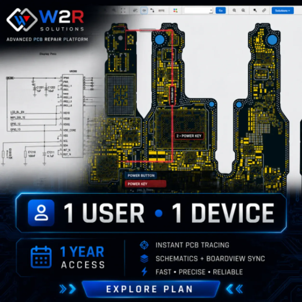 W2R Solutions Schematic License (1 User • 1 Device) – 12 Months + 3 Months Free