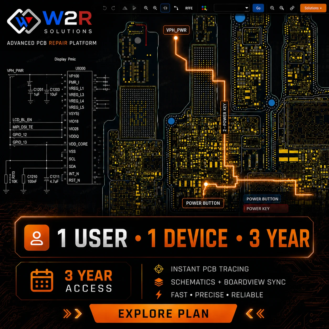 W2R Solutions Schematic License (1 User • 1 Device) – 3 Years + 3 Months Free